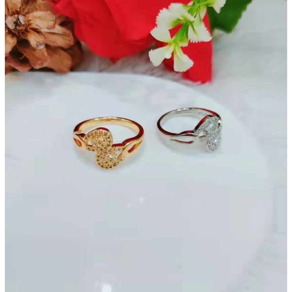 Cincin xuping Permata Termurah Lapis Emas T14.15