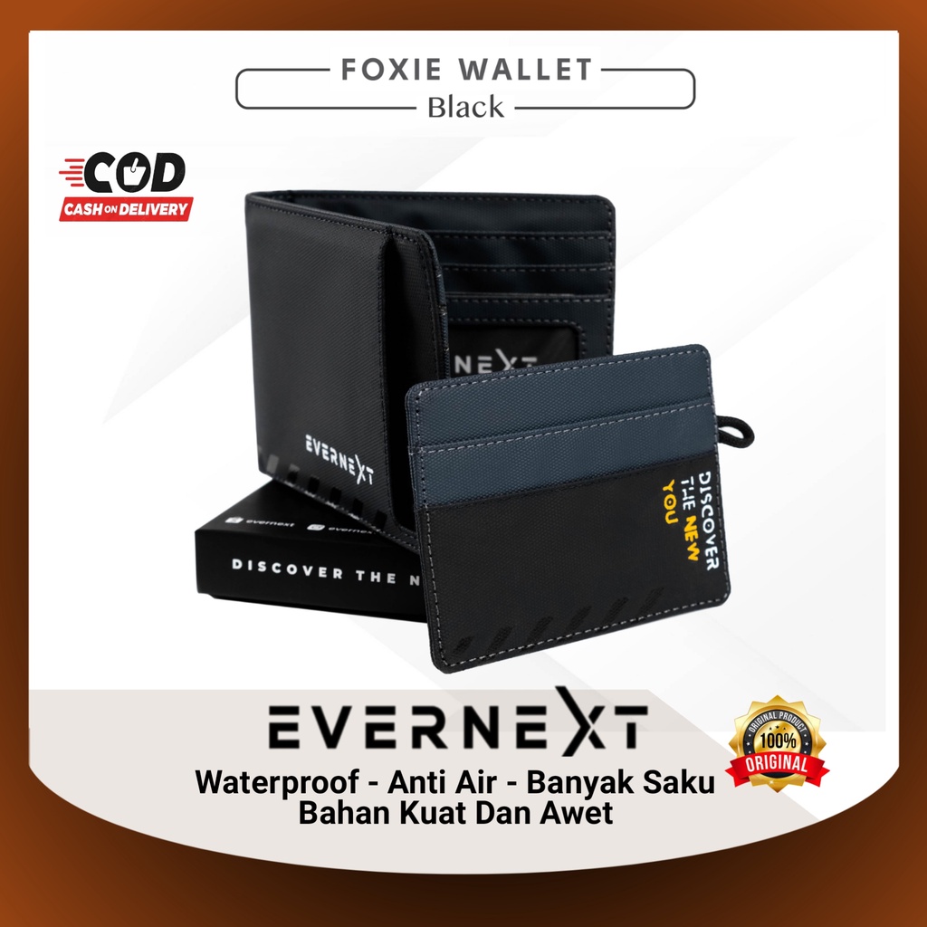 Dompet Lipat Premium Footage Pria Waterproof Dompet Lipat Pria Terbaru