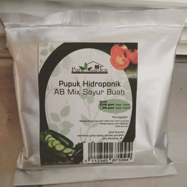 AB MIX Sayuran buah / Pupuk Nutrisi Tanaman hidroponik