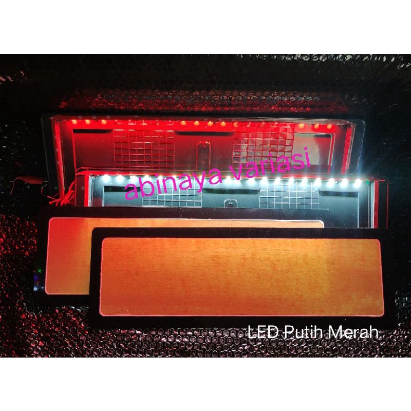 Tatakan Plat Mobil GRAND ALL NEW AVANZA Tatakan Lampu LED 2 Pcs