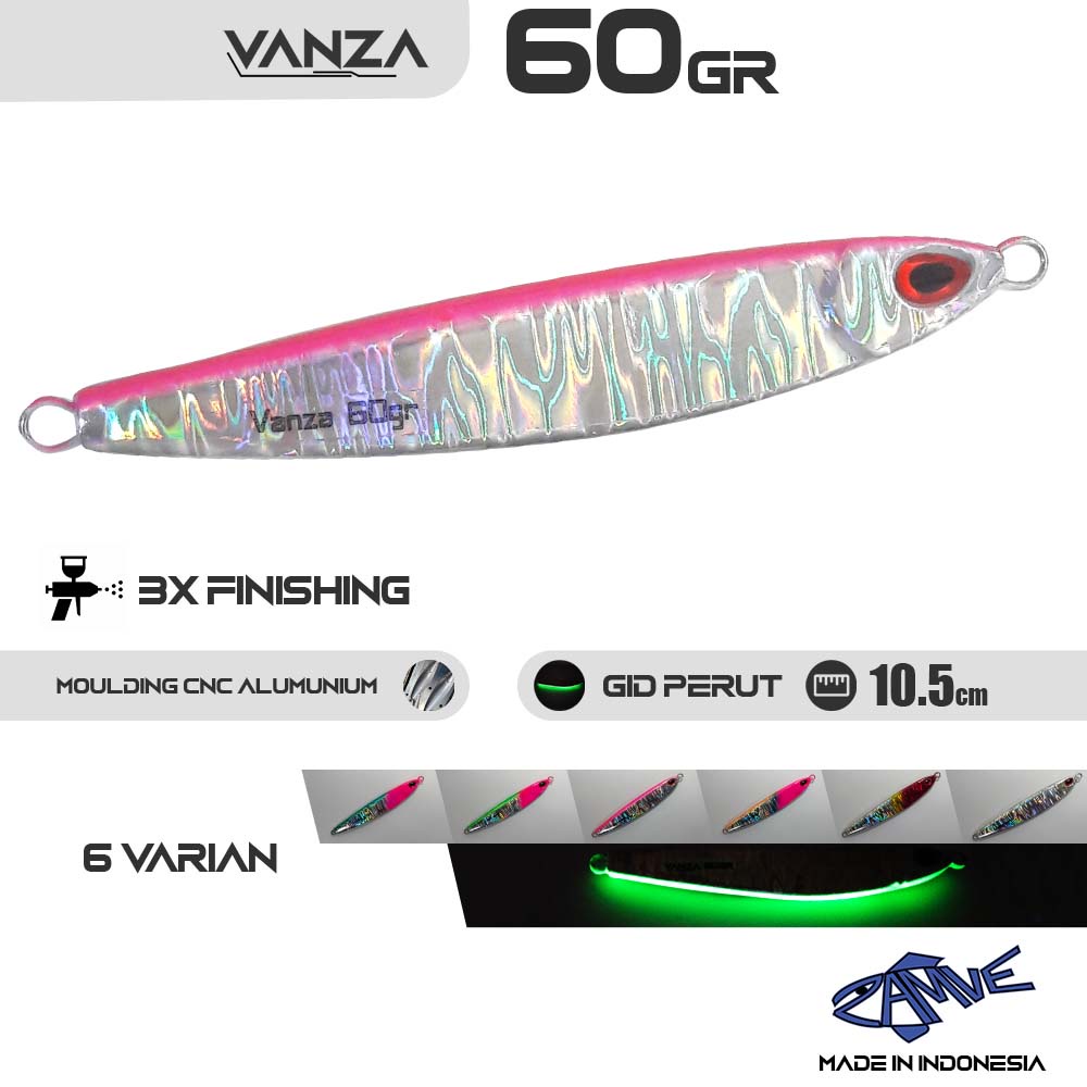 Metal Jig Zamve Vanza 60Gr Metal Jig 60Gr Metal Jig 60Gram