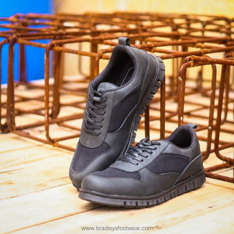 NICK BROWN - BRADLEY'S | Sepatu Sneakers Kulit Asli Pria Kasual Santai Bikers Main Gowes Original