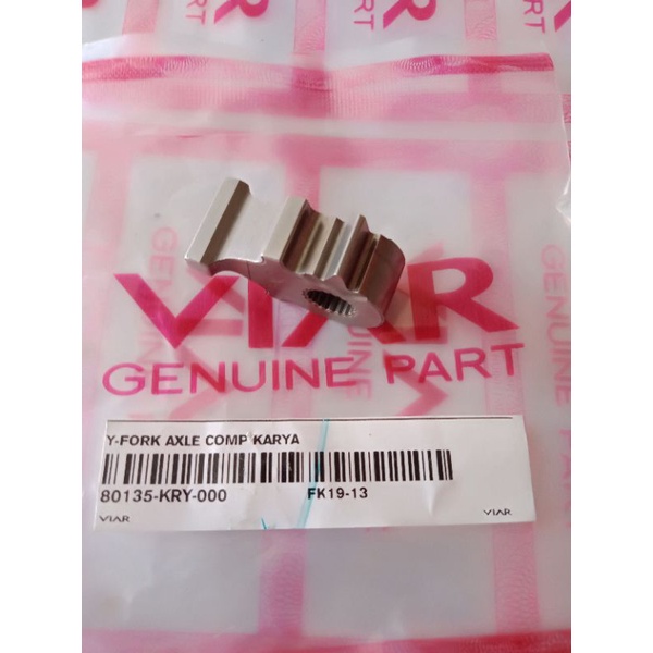 Fork axle comp atau penghantar maju mundur gear box viar karya  roda tiga