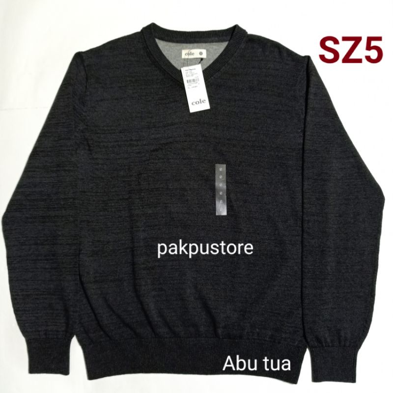 Sweater Pria Merk COLE Original Branded Matahari
