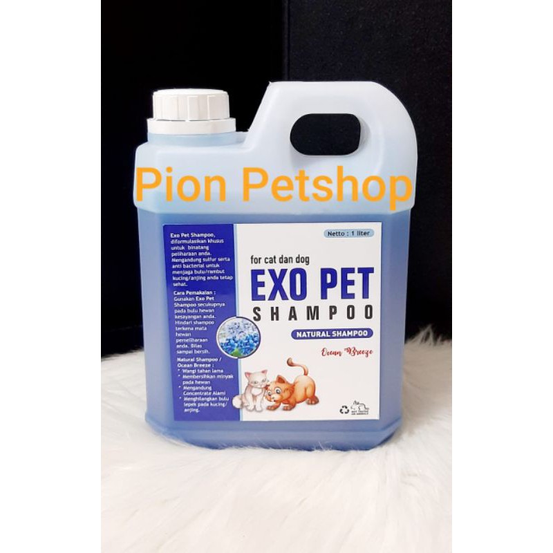 EXO Natural Shampo 1 liter (untuk anjing dan kucing)