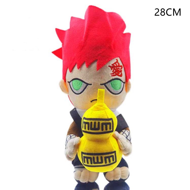 Bandai Mainan Boneka Anime Naruto Uzumaki Kakashi Bahan Plush Ukuran 28CM Untuk Hadiah Anak