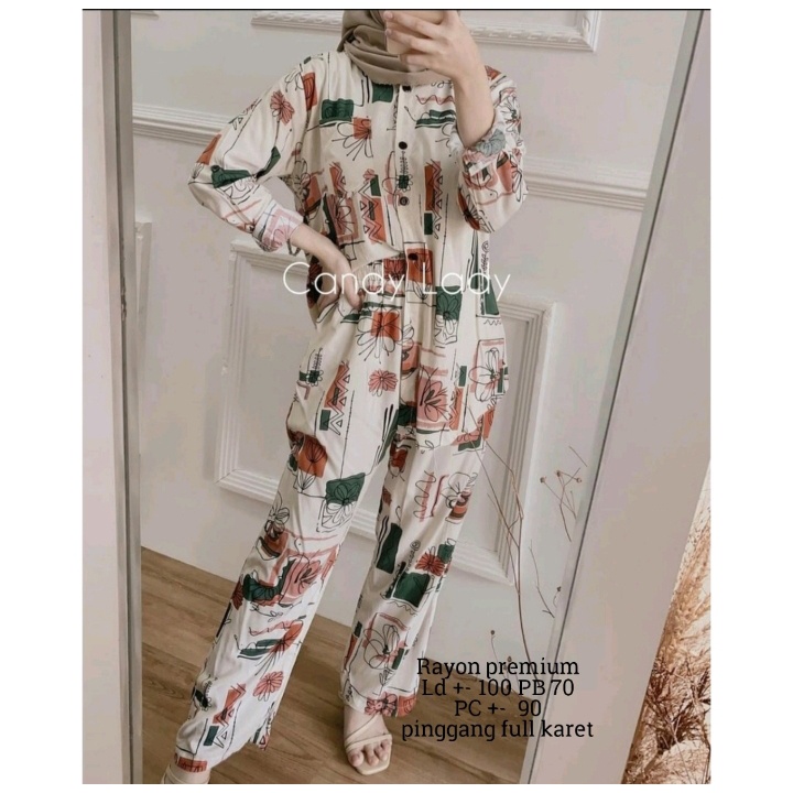 SETELAN CANDY LADY RAYON / CANDY LADY DAILY ONE SET RAYON