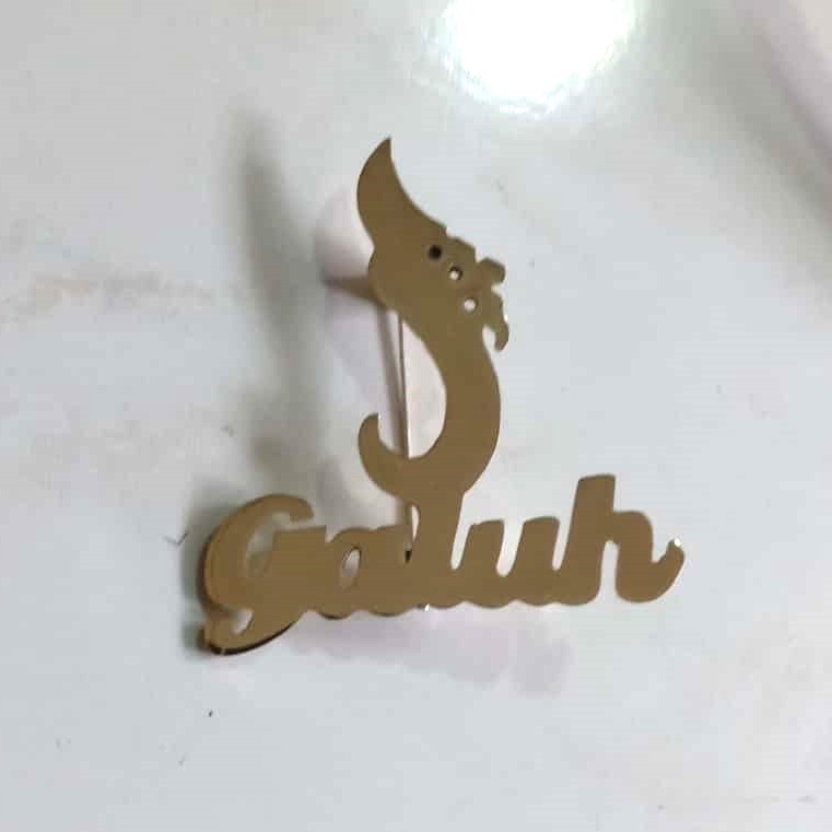 Pin Kujang galuh/Pin Kujang/Bros kujang