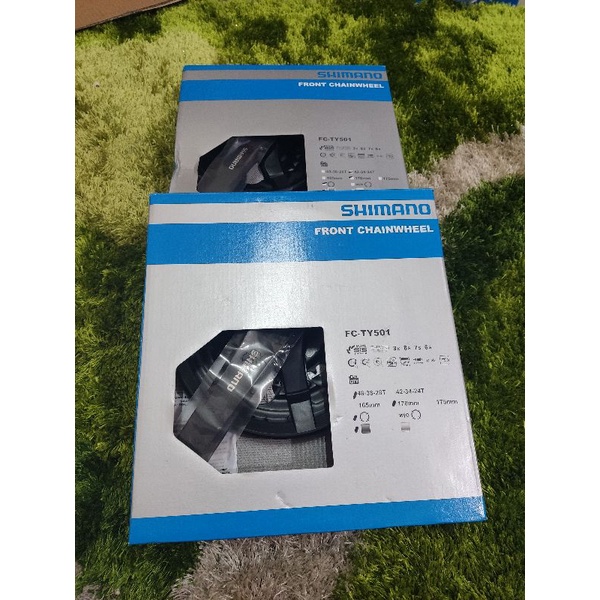 CRANK KOTAK TRIPLE SHIMANO TY501 42/48T ORIGINAL