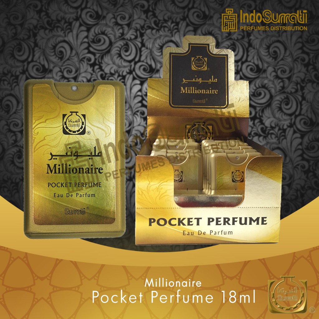 Surrati MILLIONAIRE 18 ml - Pocket Perfum Original By Surrati | Pocket Spray | Surrati Perfume