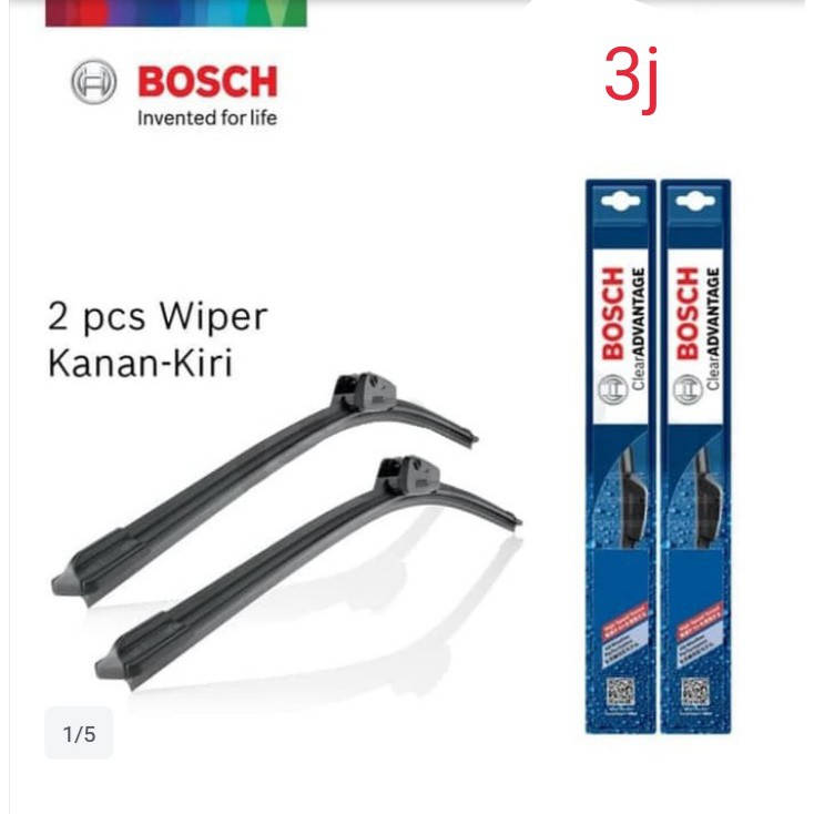 Bosch Wiper Frameless Clear Advantage Mobil Mitsubishi L300 20" & 20"