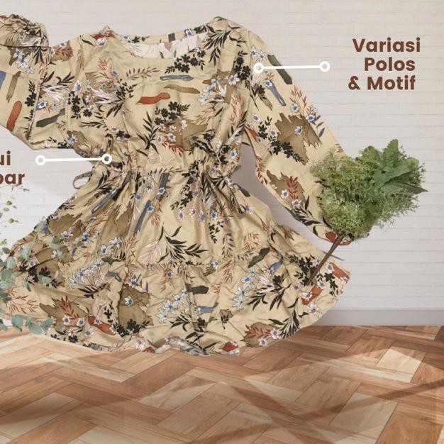 ✤ Tunik Baju Menyusui Bukaan Samping Kanan Kiri Busui Friendly Rayon Crinkle Nursingwear Babystoria