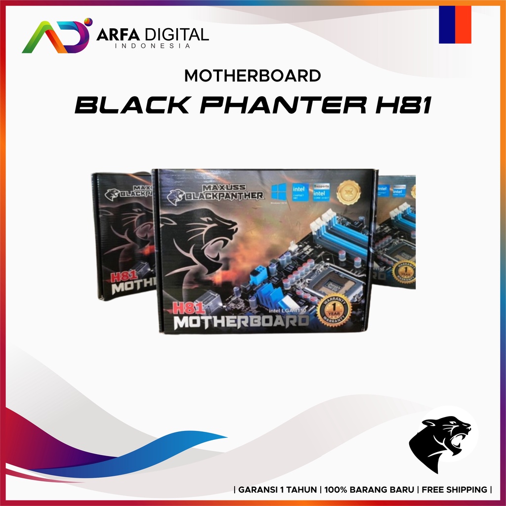 Motherboard Black Panther H81 LGA 1150