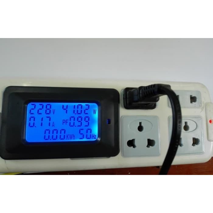 KWH Meter Digital AC100A Voltmeter Ammeter Wattmeter cos phi Hertz