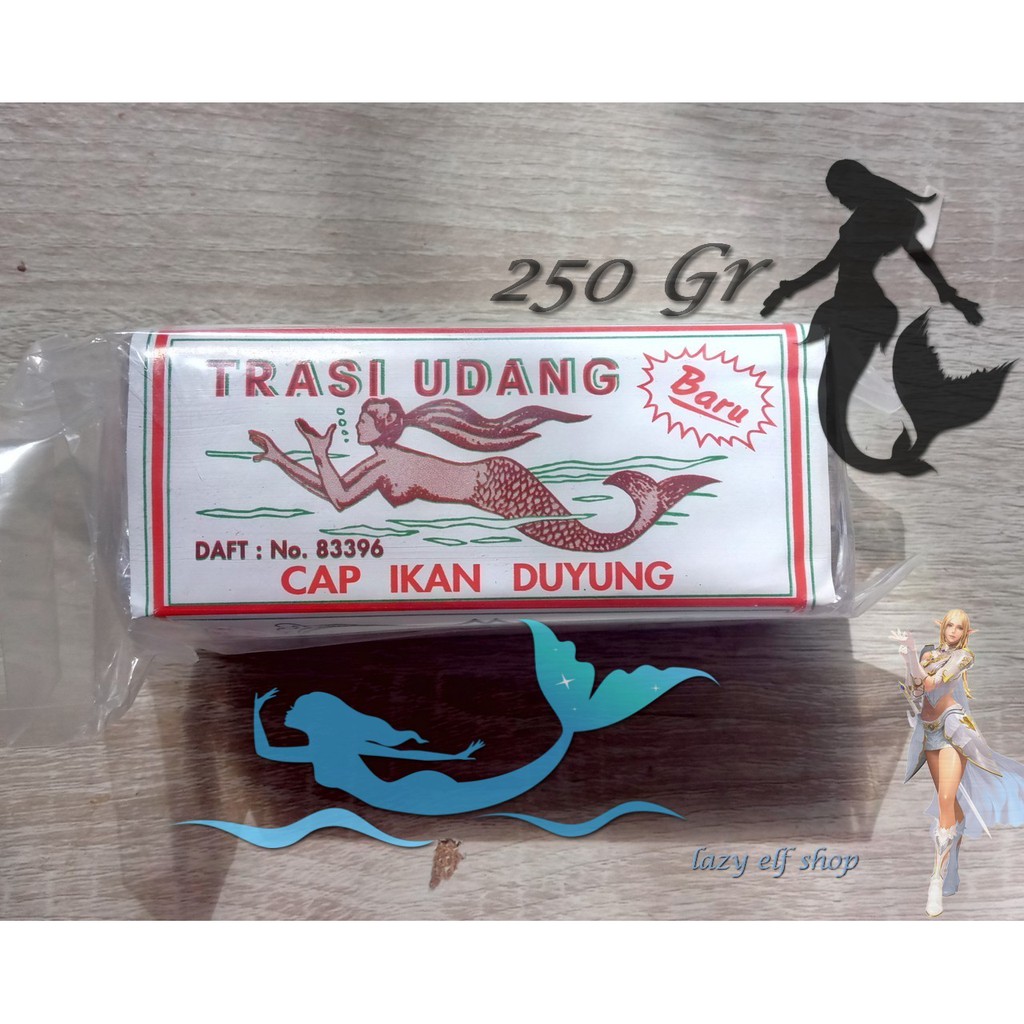 Terasi Udang Duyung 250gr Trasi Belacan Rebon Shrimp Paste Prawn Sauce Tanpa Pengawet