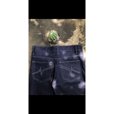 Denim selvedge black indigo 15oz