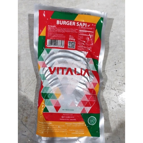 

Vitalia Daging Burger Sapi isi 10 pcs