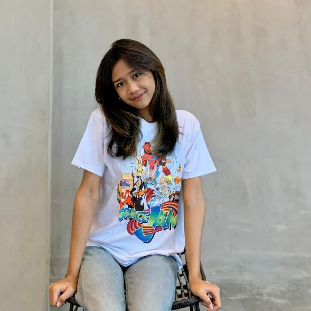 WIFIPRINCESS SPACE JAM T-SHIRT - Atasan Unisex