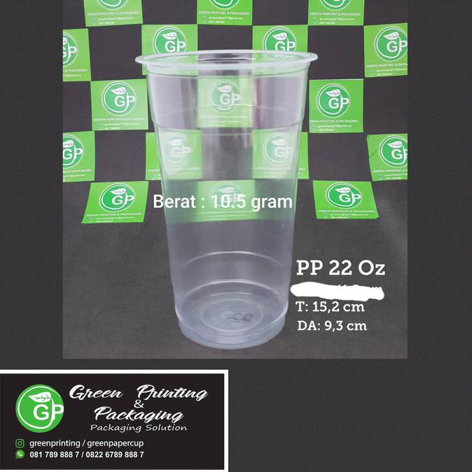 Mudah Plastik Cup Pp 22 Oz Starindo 10.5 Gram Hot Sale