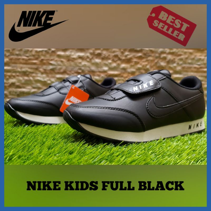 SEPATU SEKOLAH ANAK USIA 5 - 11 TAHUN PUTRA PUTRI / SEPATU ANAK PRIA DAN WANITA PAUD TK SD UNISEX / SNEAKERS ANAK JUNIOR KIDS SIZE 32 - 38 HITAM