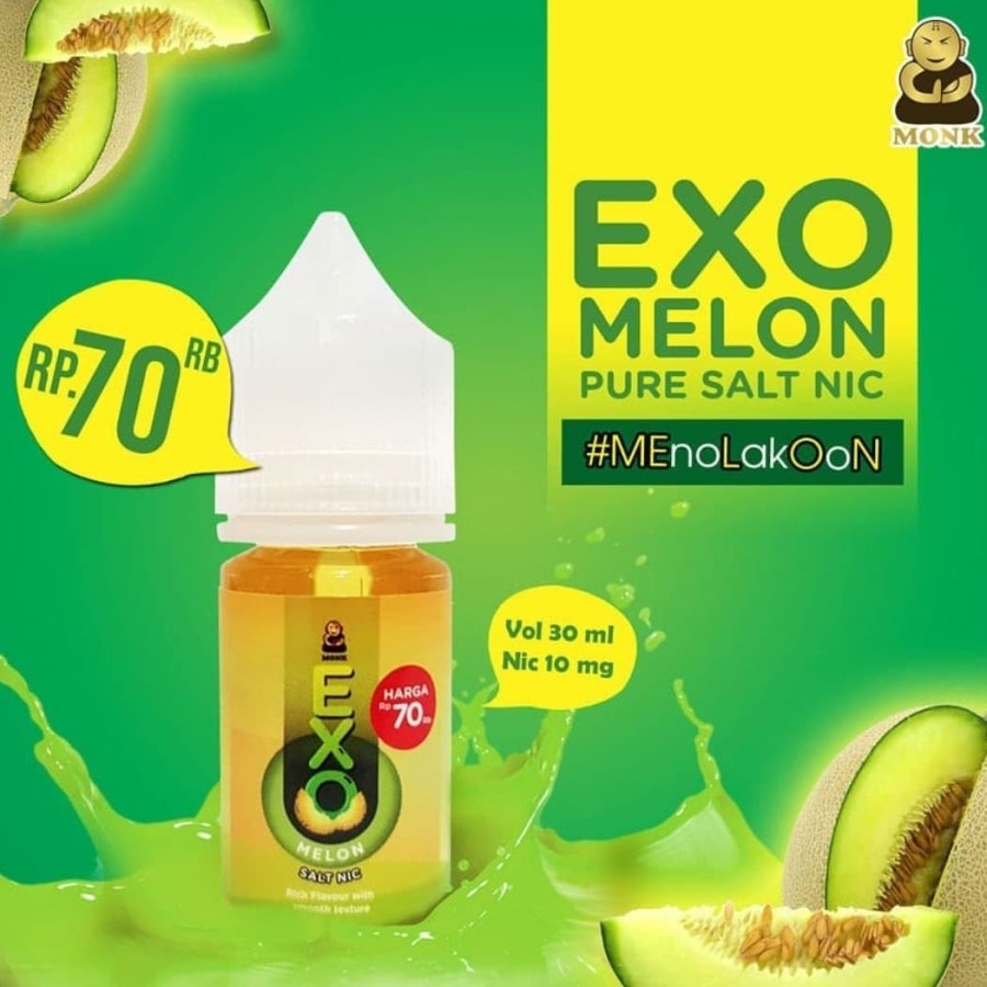 Exo Melon Salt Nic 30ML by Monk Cloud
