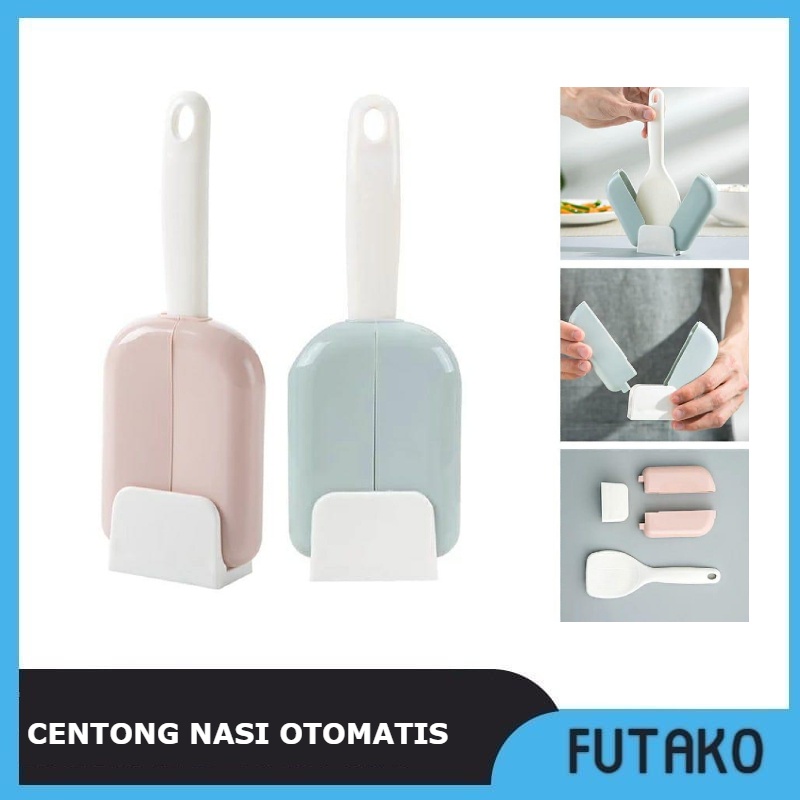 FUTAKO Centong Nasi Otomatis / Centong Nasi Ajaib / Sendok Nasi Otomatis