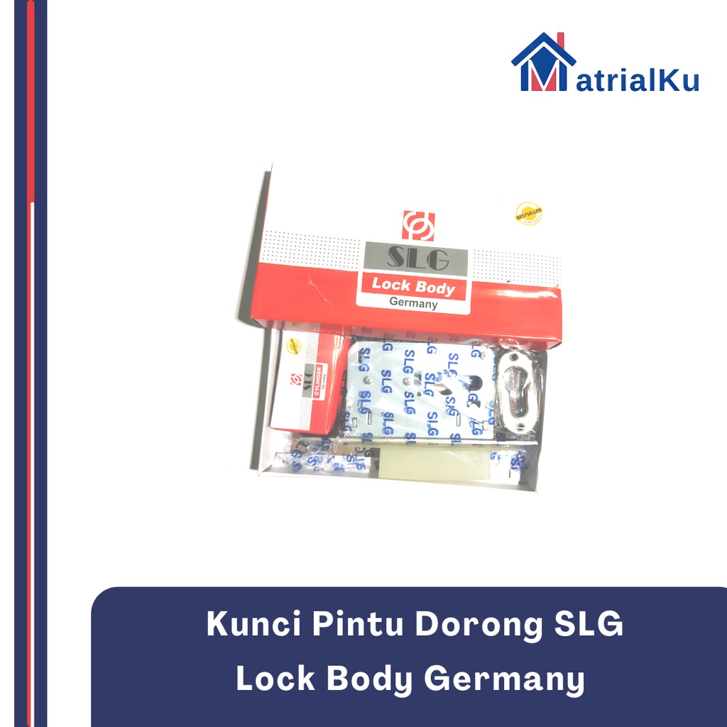 Kunci Pintu Geser/ Body Kunci Mekar SLG Germany