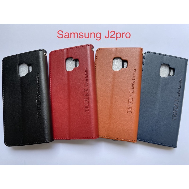 Leather Wallet Flip New Samsung J2Pro