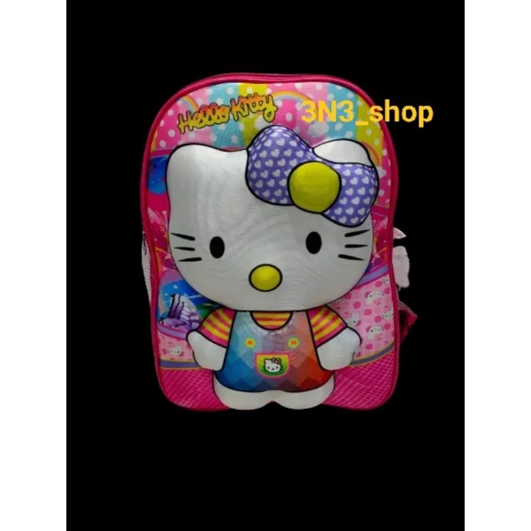 TAS RANSEL ANAK CEWE SD 3D HELLOKITTY/LOL/PONY EMBOS TIMBUL