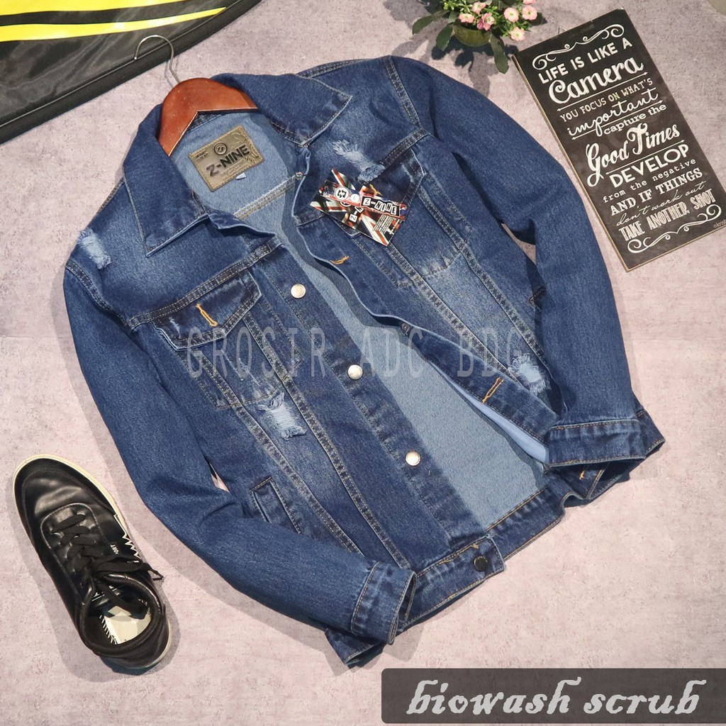 Jual Jaket Jeans Pria Jaket Levis Bojiel Jaket Jns Biru Terbaru Gaya