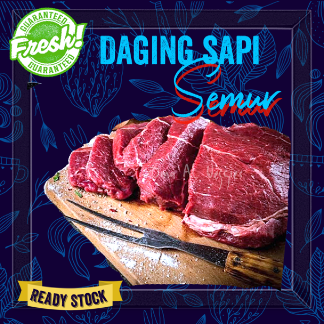 

DAGING SAPI POTONG SEMUR / HAS LUAR LOKAL SEGAR PER 250-500 GR (TIDAK BEKU)