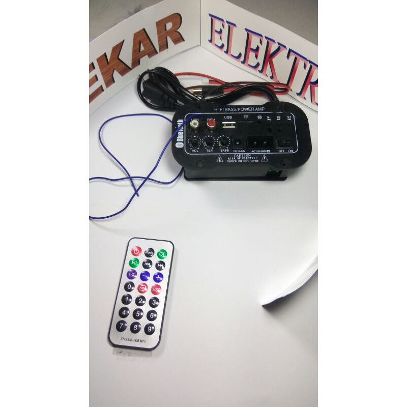 AMPLIFIER stereo bloethoth Hi Fi Bass Power bisa untuk mobil FITUR LENGKAP
