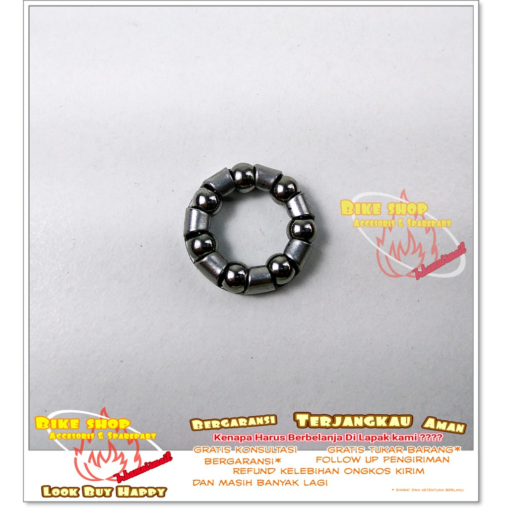 Aneka sarangan dan pelor di sepeda headset BB Laher roda hub Dll