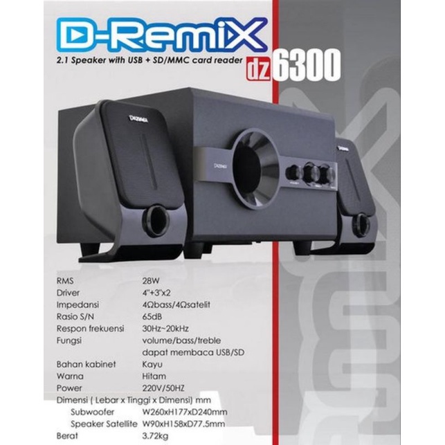 Speaker Dazumba DZ-6300