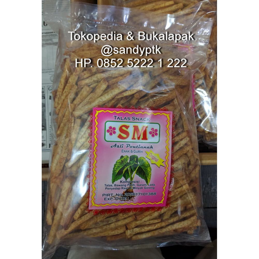 

Snack Talas SM Uk. Besar KhasPontianak Paling Enak & Gurih