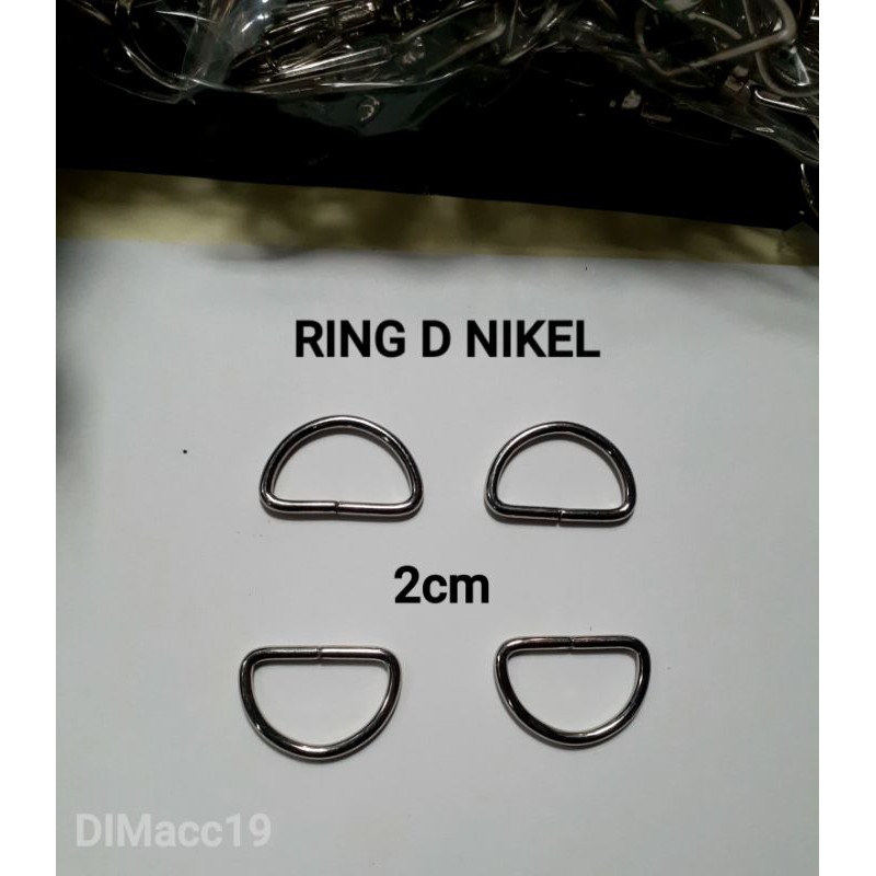 

1 LUSIN RING D 2CM WARNA NIKEL