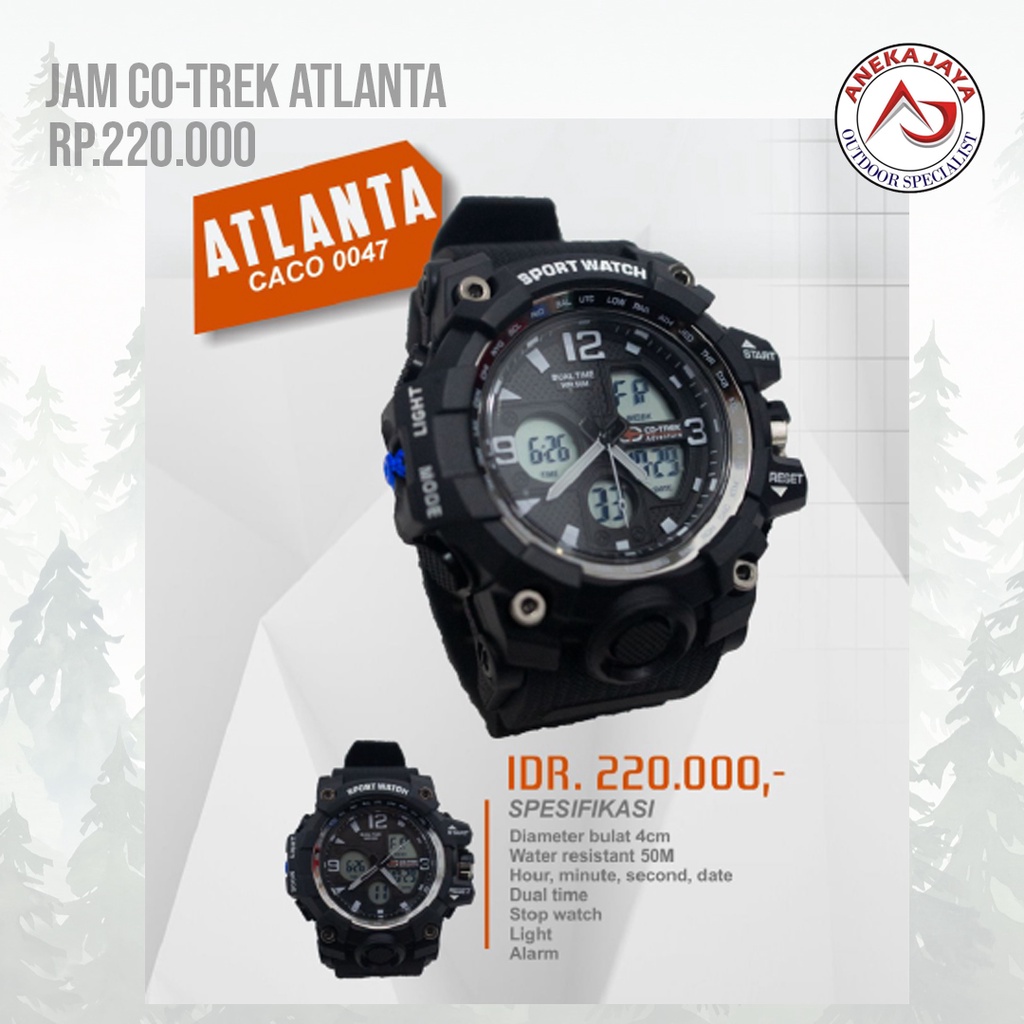 JAM TANGAN CO-TREK ATLANTA