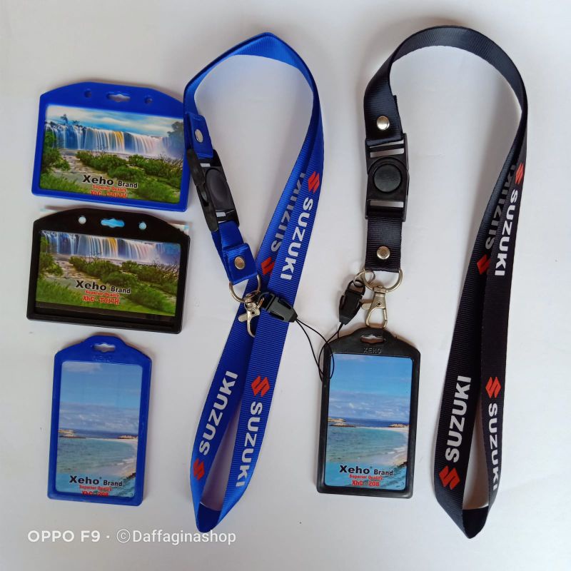 

SUZUKI Lanyard Tali Id Card holder Berlogo