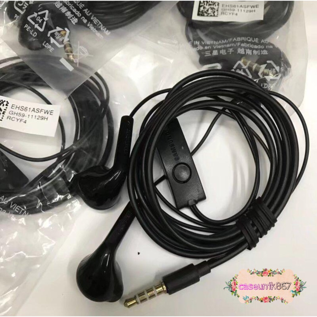 Headset Headsfree henset Hf Samsung J1ace , J2prime , J3 , J5 ,A10s , s5830 original VIETNAM CS1124