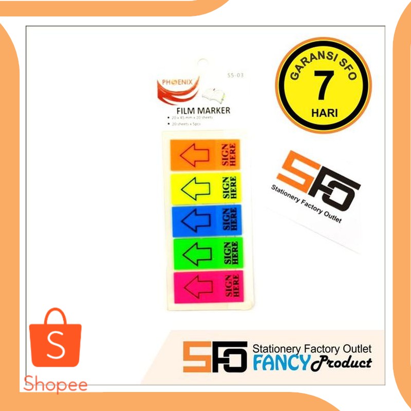 

Dijual onderdil Index Tabs Phoenix 5 Warna - S5-03 20DEZ Murah