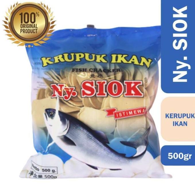 

Krupuk Ikan Ny. Siok / Ny. Siok Krupuk Khas Sidoarjo 500 Gram