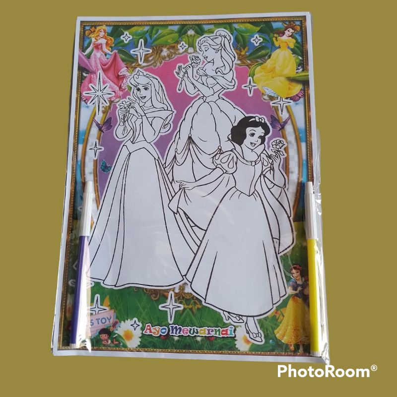 Buku Mewarnai Barbie Anak