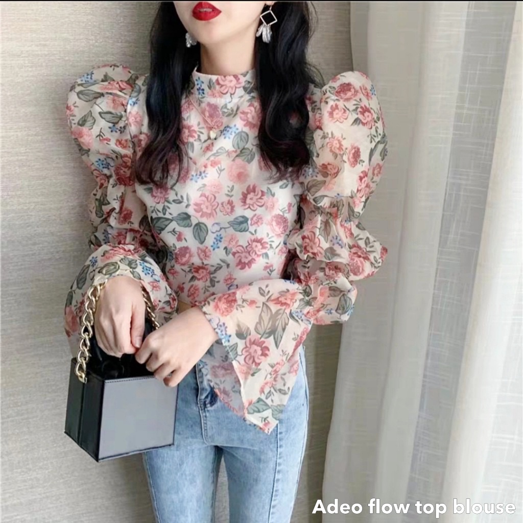 Adeo flow top blouse - Thejanclothes
