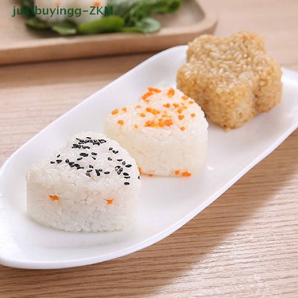 1 set / 3 Cetakan sushi bento Bentuk Segitiga Untuk Aksesoris Dapur