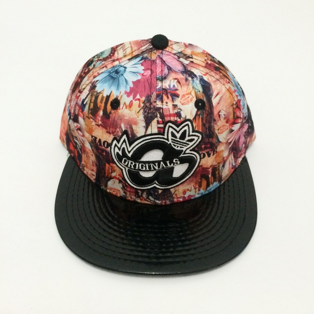 Topi Snapback Adidas Corak Merah import murah