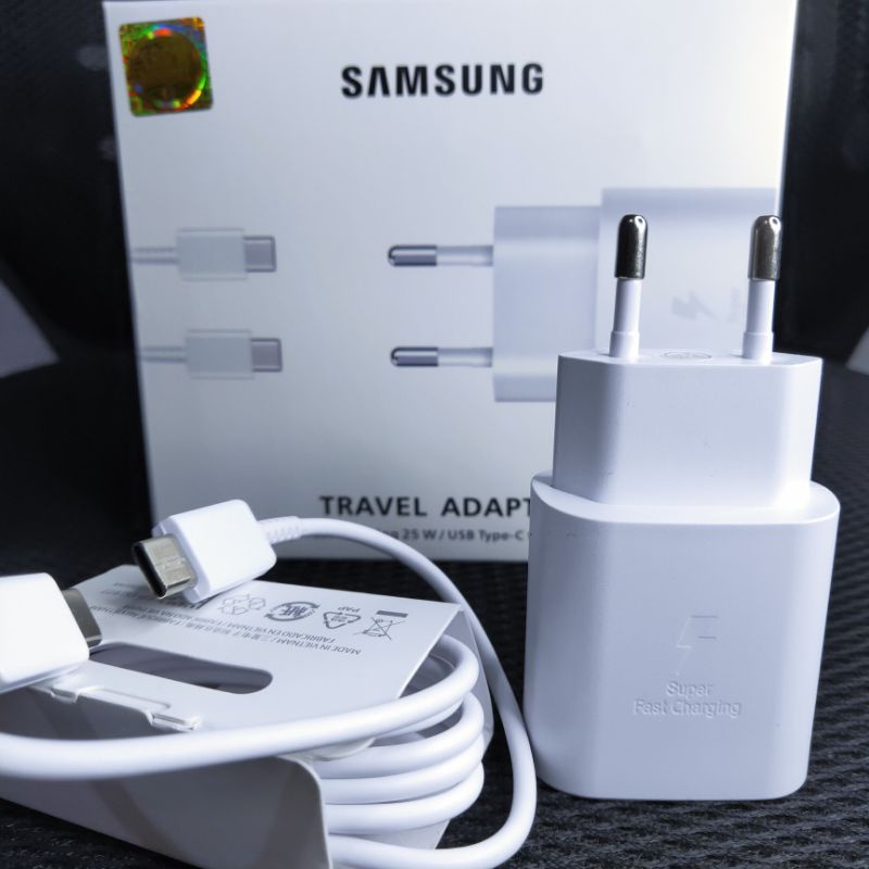 Grosir Charger Samsung Tepe C 45w / 25W Original 100% super Fast Charging USB C to USB C Garansi 2 Bulan