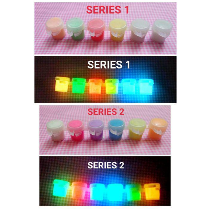 cat glow in the dark paint cat fosfor cat warna bubuk fosfor cat lukis