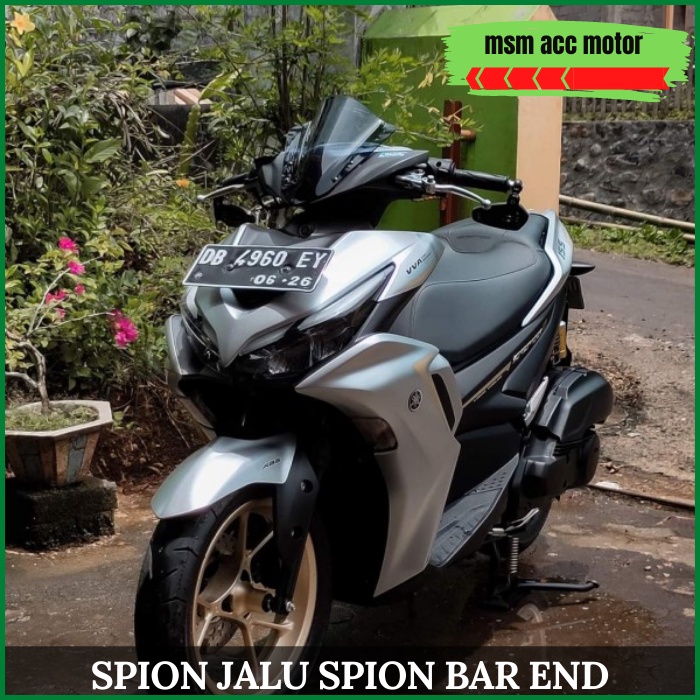 Spion Jalu Spion Bar End PNP NMAX AEROX PCX VARIO VESPA BEAT MIO DLL