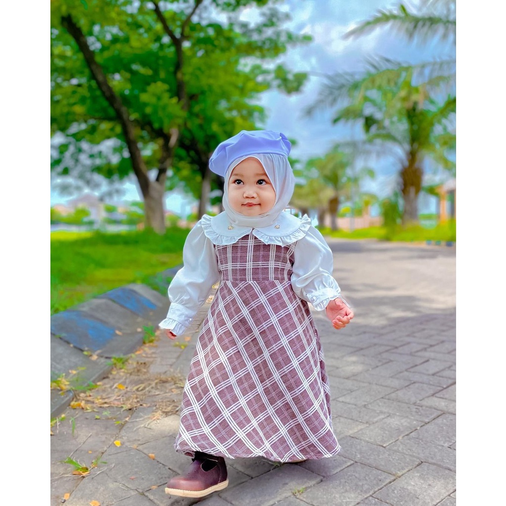 Grosir GAMIS ANAK PEREMPUAN ZARINA USIA 3-5 TAHUN Elegan