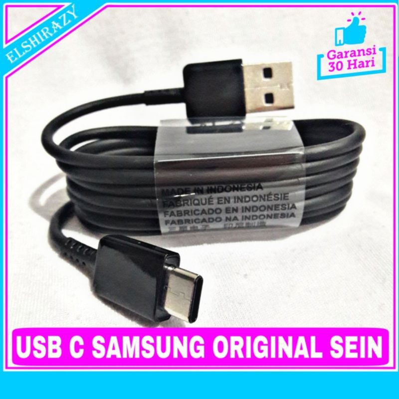 Kabel Data Fast Charging Samsung Galaxy ORIGINAL 100% USB C SEIN